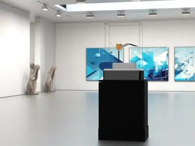 Scientific Museum Exhibit of the Space Industry 3D model