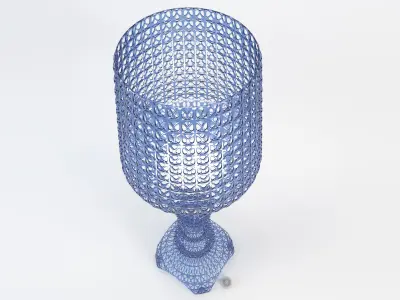 Kartell Kabuki Floor Lamp - Sea Blue 3D model