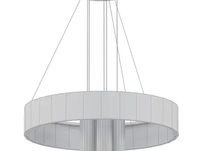 sakums modern pendant light gold 3D model