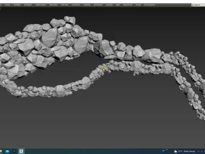  brick stones  3D model