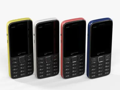 Micromax X245 Low-poly 3D model