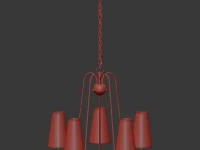 Untitled savoy light chandelier 3D model