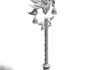 Shushan - street lamp 02 3D model