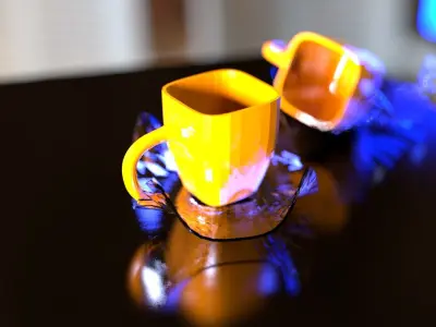Mug and Saucer 3D model