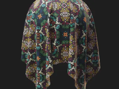 Traditional Fabric Texture Maps Texture