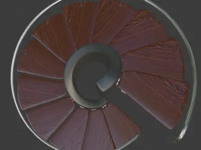 Spiral Stair Free 3D model