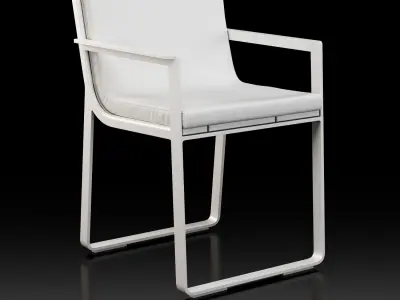 Gandia Blasco Flat chair 3D model