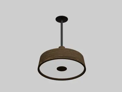 Ceilling Lamp with PBR  Low-poly 3D model