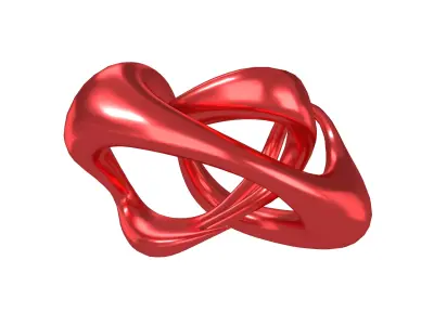 Abstract Shape v23 005 Low-poly 3D model