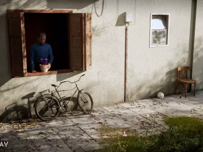 Building Gate 3D Model Pack