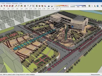 Sketchup Cultral Center E4 3D model