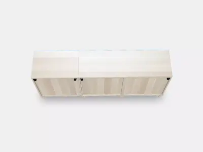 BESTA Storage combination with doors 38 Low-poly 3D model