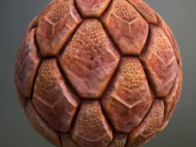 Material Skin Alien 15 Seamless PBR Texture Texture