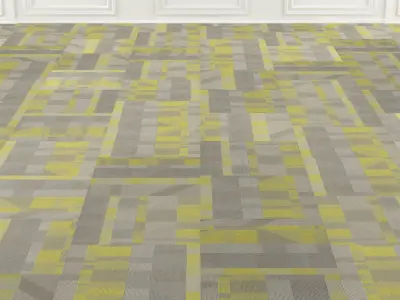 Wall to Wall Carpet Tile No 1 3D model