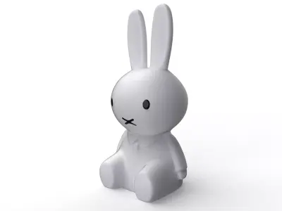 Bunny Miffy Lamp 3D print model