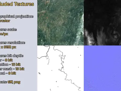 Leiyang China City Landscape 3D Model 3D model