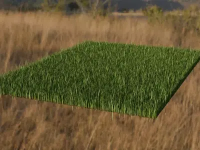 Grass Bed 3D MODEL 3D model
