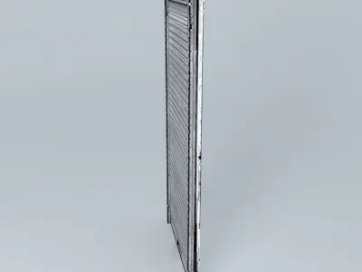 Metal Door Roller Shutter 3D model