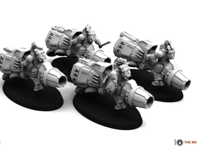 Tempest Legion - Jetbike Squadron 3D print model