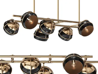 Black Widow II Suspension Lamp 3D model