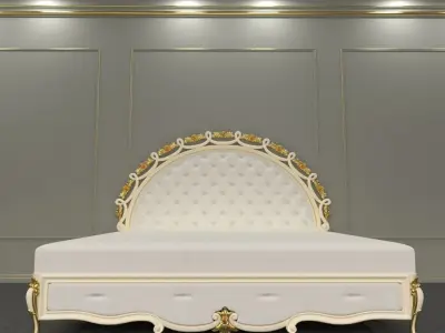 bed High quality 3d models for processing on a cnc machine  3D model