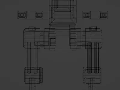 Robo-droid model 3D model