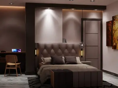 Room interior 3D model