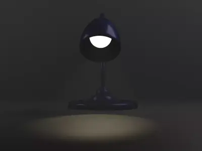 3D Lamp table Low-poly 3D model