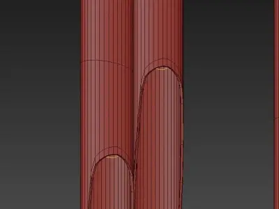Delightfull four sticks 3D model