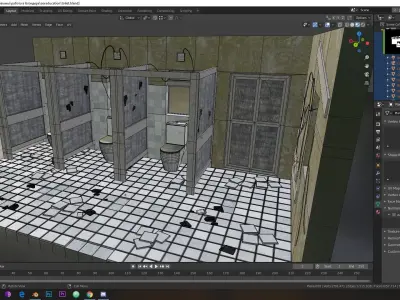 Toilet form SEX education Free 3D model