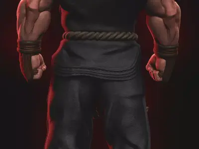 Street Fighter Akuma 3D print model