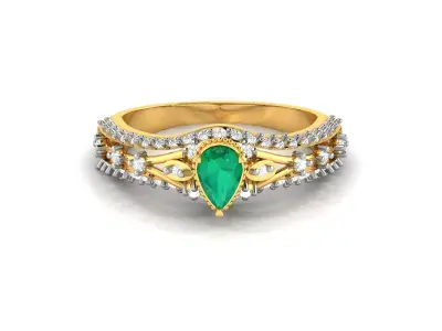 Women Ring 3D print model 92