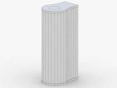 1471 - Bra Lamp Low-poly 3D model