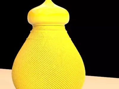 two arab vases or cup 3D model