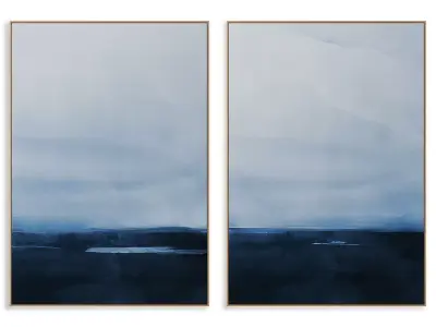 Abstract Painting Frame set 3D model 555