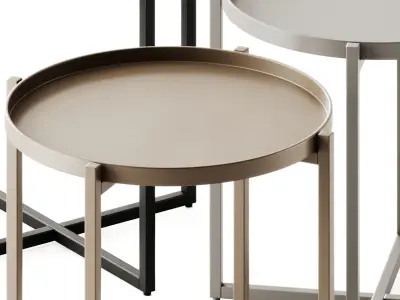 Agathla Tray Side Table by Wade Logan 3D model