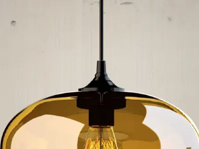 Hanging lamp 7 Loft Design 3D model