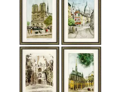 Pictures1112 Low-poly 3D model