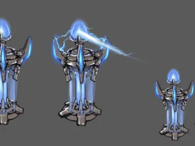 Rotating Organ - Fort 04 3D model