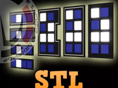 Star Wars Dashboard Panel Lighting 3D print model