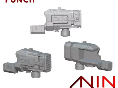 Energy Punch 3D print model