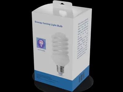 Light bulbs Daylight Light Bulb Low-poly 3D model