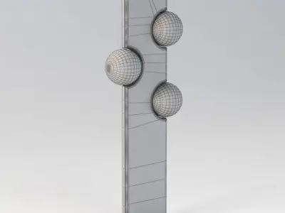 Temde 5526 Floor Lamp 3D model