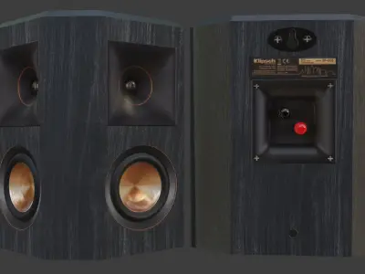 Speaker Surround Klipsch RP-402S Low-poly 3D model