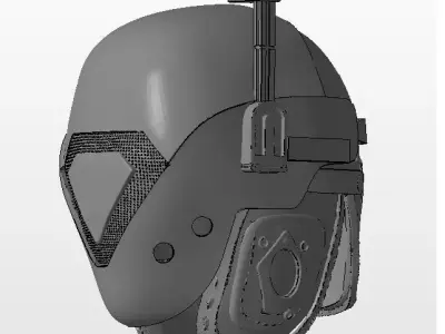 Tam Posla Helmet 3D print model