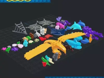 Lego - Animals and Accessories 3D print model
