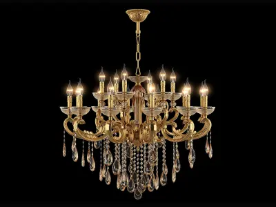 727182 Zar Osgona Chandelier 3D model