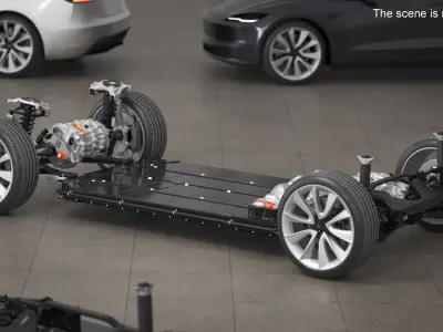  Tesla Model 3 EV Platform with Battery Pack 