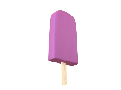Ice Lolly v2 007 Low-poly 3D model