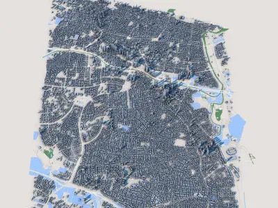 Tel Aviv-Yafo City Israel 3D model